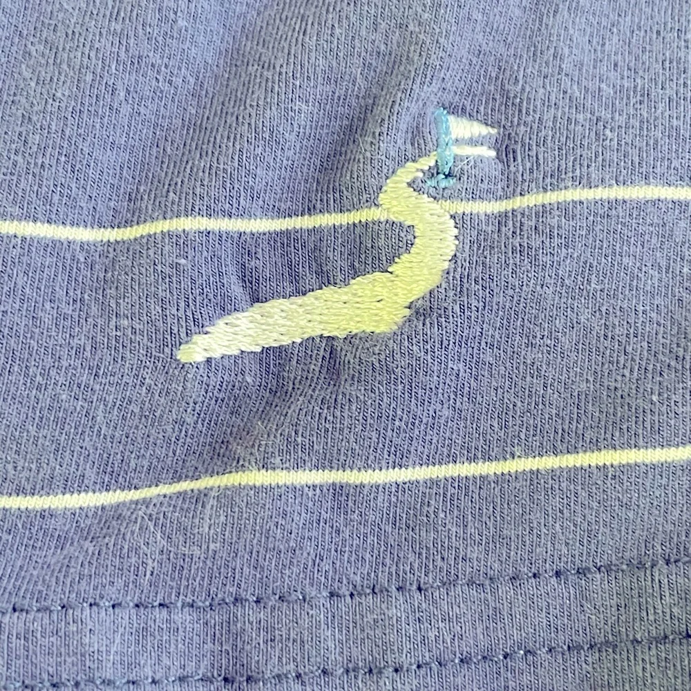 Peter Millar Seaside Wash Blue/White Striped Golf Polo. Men’s Large. Cotton. - Picture 5 of 6
